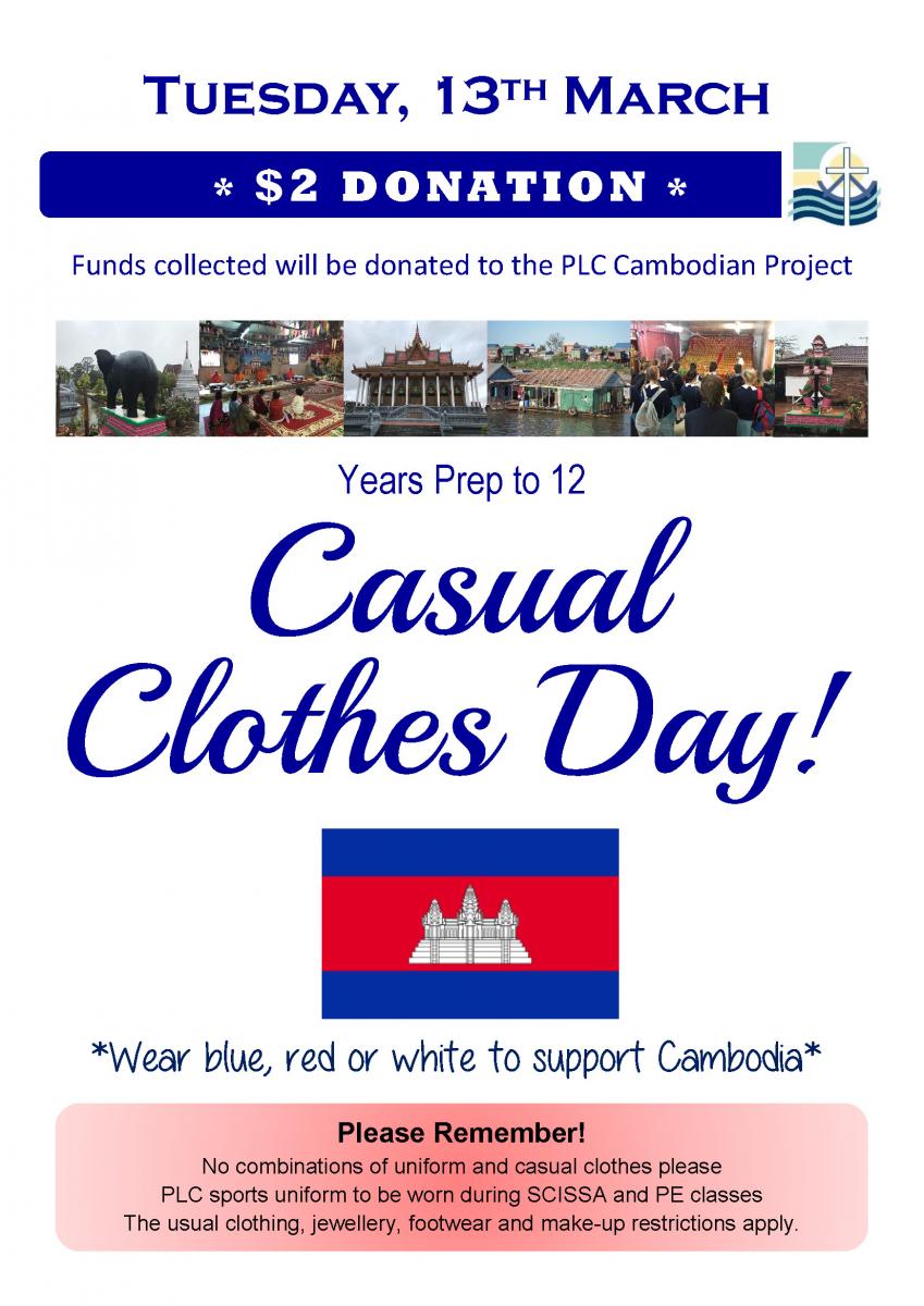 Casual Clothes Day | Pacific Lutheran College